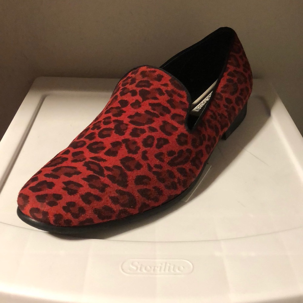 Steve Madden Loafers - Red Cheetah